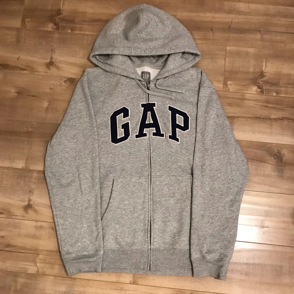 GAP Gray Zip-Up Hoodie